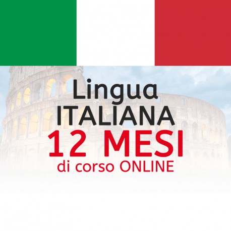 Corso di ITALIANO online 12 mesi
